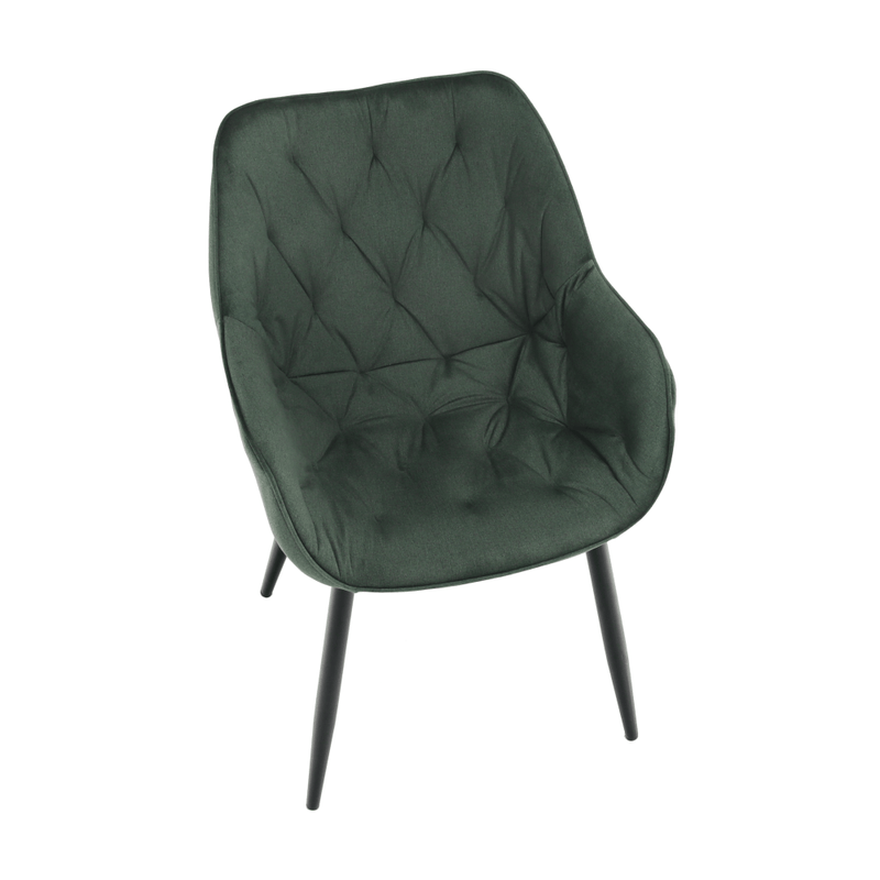 Casa si Gradina - Mobilier - Scaune si fotolii - Fotolii - Fotoliu de design, material textil Velvet verde, FEDRIS - Infinity.ro