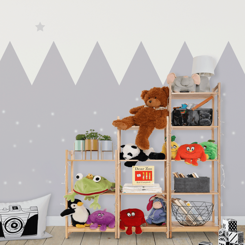 Casa si Gradina - Mobilier - Biblioteci si rafturi - Rafturi - Polita cu 4 rafturi, bambus natural, IMPEROR TYPE 2 - Infinity.ro