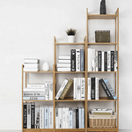 Casa si Gradina - Mobilier - Biblioteci si rafturi - Rafturi - Polita cu 4 rafturi, bambus natural, IMPEROR TYPE 2 - Infinity.ro