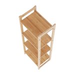 Casa si Gradina - Mobilier - Biblioteci si rafturi - Rafturi - Polita cu 4 rafturi, bambus natural, IMPEROR TYPE 2 - Infinity.ro