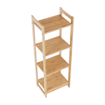 Casa si Gradina - Mobilier - Biblioteci si rafturi - Rafturi - Polita cu 4 rafturi, bambus natural, IMPEROR TYPE 2 - Infinity.ro