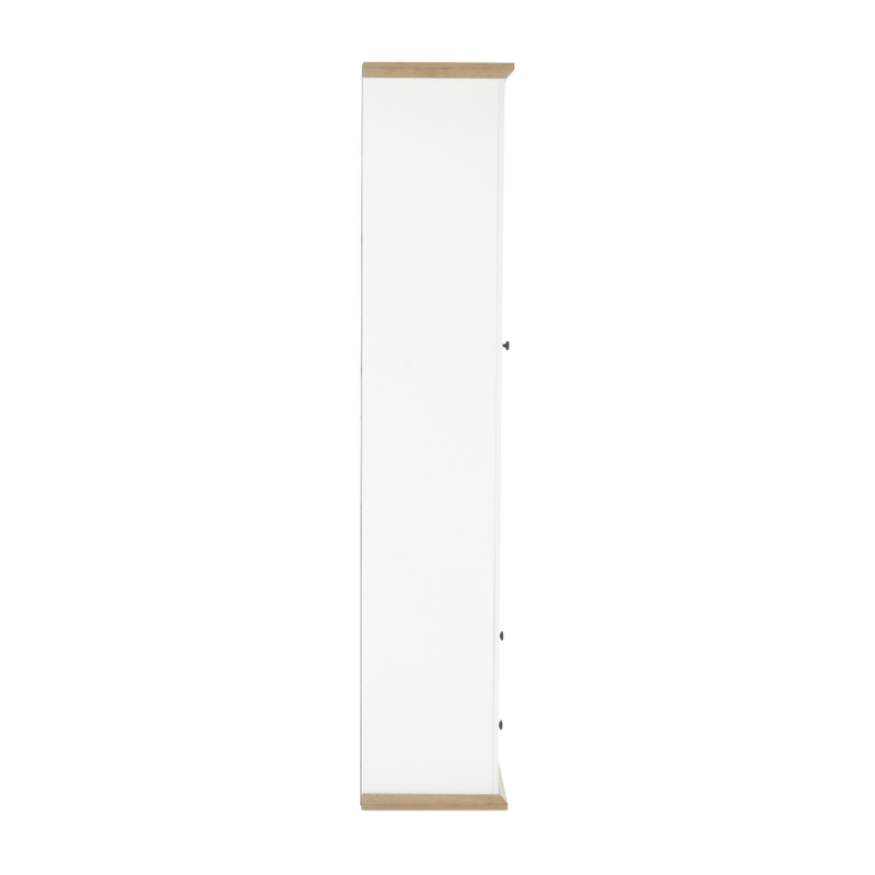 Casa si Gradina - Mobilier - Dulapuri si sifoniere - Dulapuri - Vitrina MZ4, alb / stejar grand, LEON - Infinity.ro