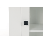 Casa si Gradina - Mobilier - Dulapuri si sifoniere - Dulapuri - Vitrina MZ4, alb / stejar grand, LEON - Infinity.ro