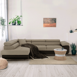 Casa si Gradina - Mobilier - Canapele si coltare - Coltare - Coltar, maro/bej, model stanga, AMARETO NEW - Infinity.ro