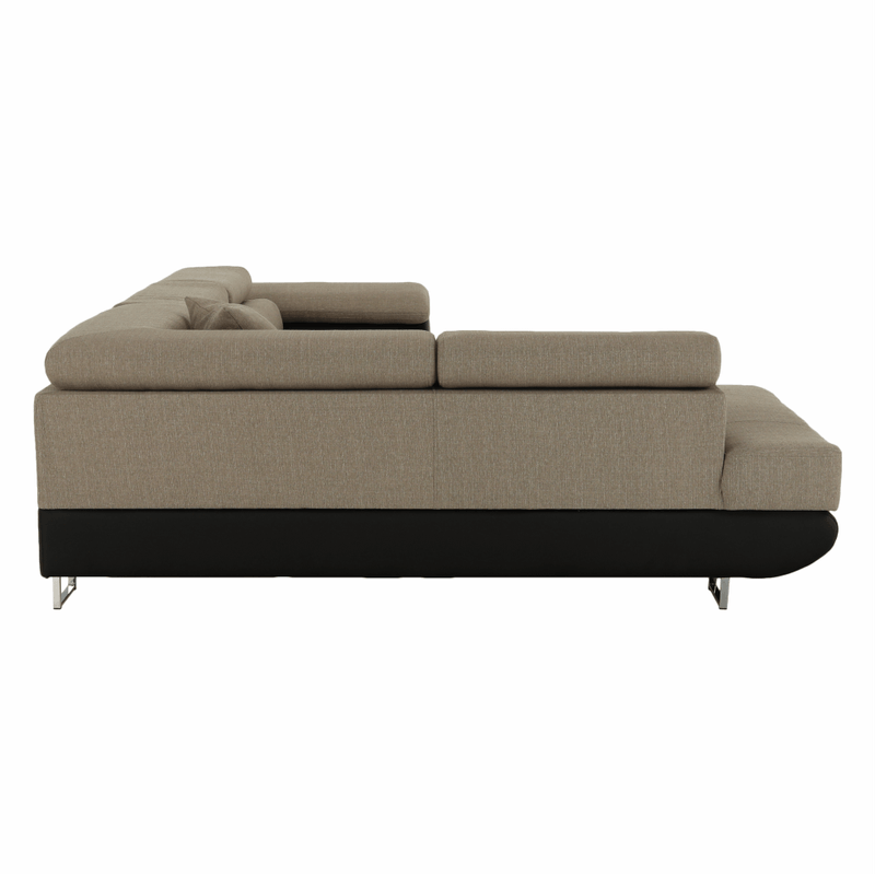 Casa si Gradina - Mobilier - Canapele si coltare - Coltare - Coltar, maro/bej, model stanga, AMARETO NEW - Infinity.ro