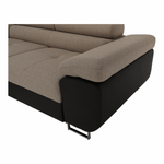 Casa si Gradina - Mobilier - Canapele si coltare - Coltare - Coltar, maro/bej, model stanga, AMARETO NEW - Infinity.ro