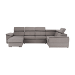 Casa si Gradina - Mobilier - Canapele si coltare - Coltare - Coltar, gri maroniu Taupe, model stanga, SEGORIA ROH U - Infinity.ro