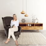 Casa si Gradina - Mobilier - Scaune si fotolii - Fotolii - Fotoliu de design, catifea Velvet maro/model Terra, BELEK - Infinity.ro