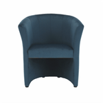 Casa si Gradina - Mobilier - Scaune si fotolii - Fotolii - Fotoliu de club, material textil albastru, CUBA - Infinity.ro