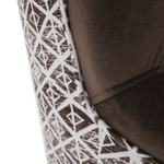 Casa si Gradina - Mobilier - Scaune si fotolii - Fotolii - Fotoliu de design, catifea Velvet maro/model Terra, BELEK - Infinity.ro