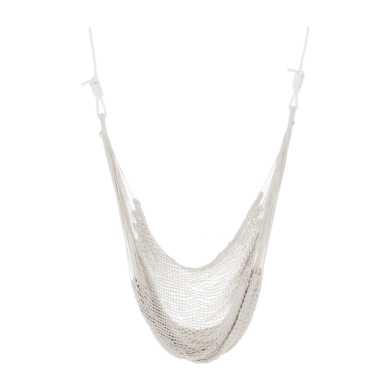 Casa si Gradina - Gradina si terasa - Balansoare si hamace - Balansoare - Scaun suspendabil balansoar, alb, KAZAN - Infinity.ro