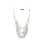 Casa si Gradina - Gradina si terasa - Balansoare si hamace - Balansoare - Scaun suspendabil balansoar, alb, KAZAN - Infinity.ro