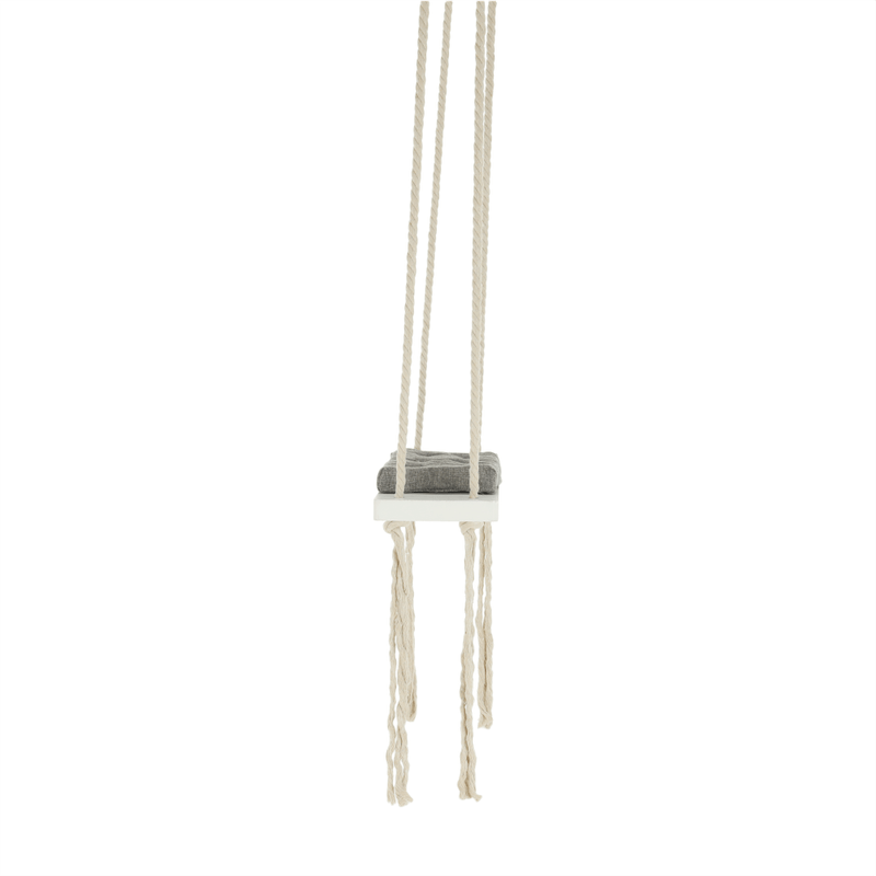 Jucarii, Copii si Bebe - Jucarii si jocuri - Jucarii de exterior - Leagane copii - Leagan pentru copii, alb / gri, SVING - Infinity.ro