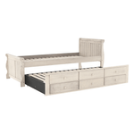 Casa si Gradina - Mobilier - Paturi si accesorii - Paturi - Pat cu pat suplimentar, alb antic, 90x200, ANTIKO - Infinity.ro