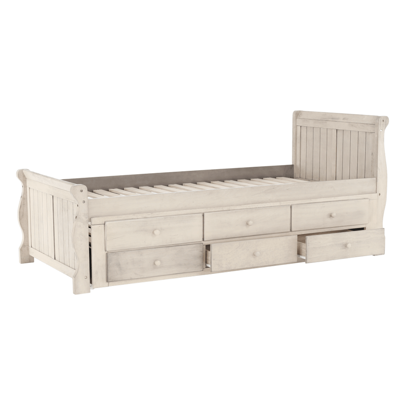 Casa si Gradina - Mobilier - Paturi si accesorii - Paturi - Pat cu pat suplimentar, alb antic, 90x200, ANTIKO - Infinity.ro