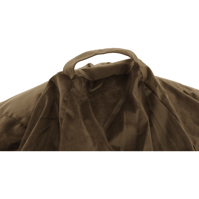 Casa si Gradina - Mobilier - Scaune si fotolii - Fotolii - Fotoliu tip sac, material textil gri-maro TAUPE, TRIKALO - Infinity.ro