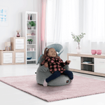 Casa si Gradina - Mobilier - Scaune si fotolii - Fotolii - Fotoliu tip sac, material textil gri, BABY TIPUL 2 - Infinity.ro