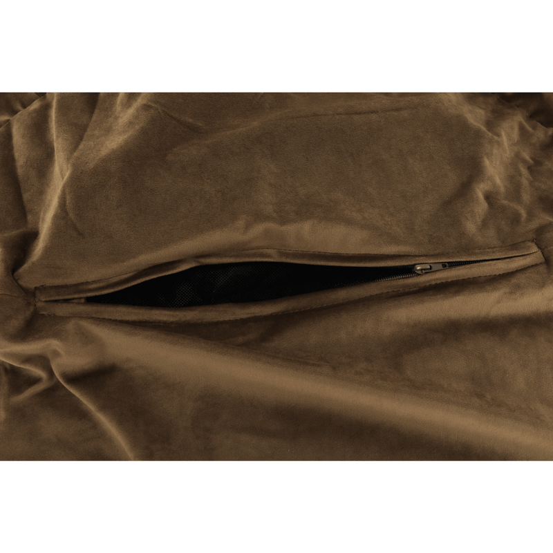 Casa si Gradina - Mobilier - Scaune si fotolii - Fotolii - Fotoliu tip sac, material textil gri-maro TAUPE, TRIKALO - Infinity.ro