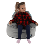 Casa si Gradina - Mobilier - Scaune si fotolii - Fotolii - Fotoliu tip sac, material textil gri, BABY TIPUL 2 - Infinity.ro