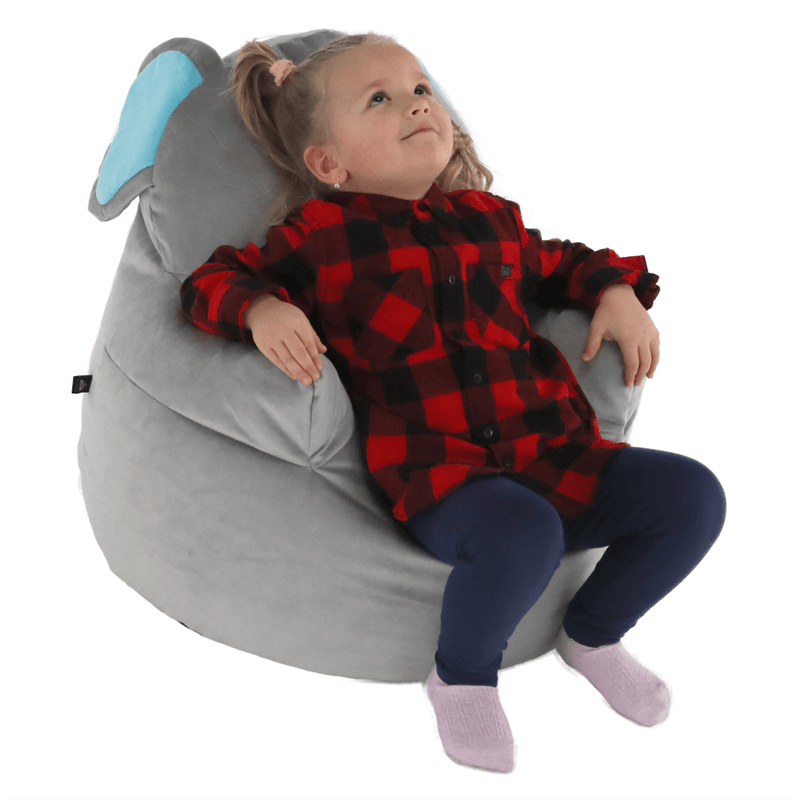 Casa si Gradina - Mobilier - Scaune si fotolii - Fotolii - Fotoliu tip sac, material textil gri, BABY TIPUL 2 - Infinity.ro