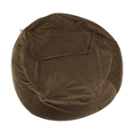 Casa si Gradina - Mobilier - Scaune si fotolii - Fotolii - Fotoliu tip sac, material textil gri-maro TAUPE, TRIKALO - Infinity.ro