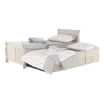 Casa si Gradina - Mobilier - Paturi si accesorii - Paturi - Pat cu pat suplimentar, alb antic, 90x200, ANTIKO - Infinity.ro