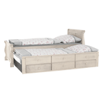 Casa si Gradina - Mobilier - Paturi si accesorii - Paturi - Pat cu pat suplimentar, alb antic, 90x200, ANTIKO - Infinity.ro