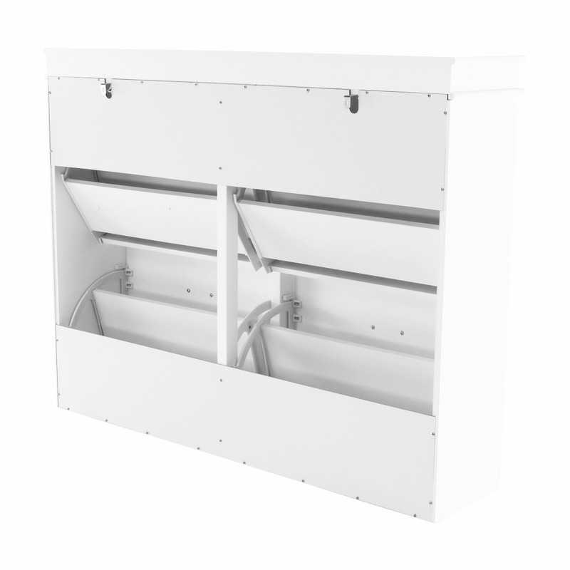 Casa si Gradina - Mobilier - Dulapuri si sifoniere - Dulapuri pantofi - Pantofar, 2 compartimente, alb, SEBER TYP 5 - Infinity.ro
