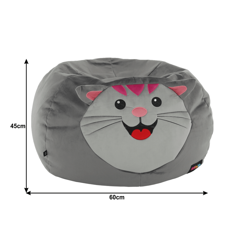 Casa si Gradina - Mobilier - Scaune si fotolii - Fotolii - Fotoliu tip sac, material textil gri, BABY TIPUL 1 - Infinity.ro