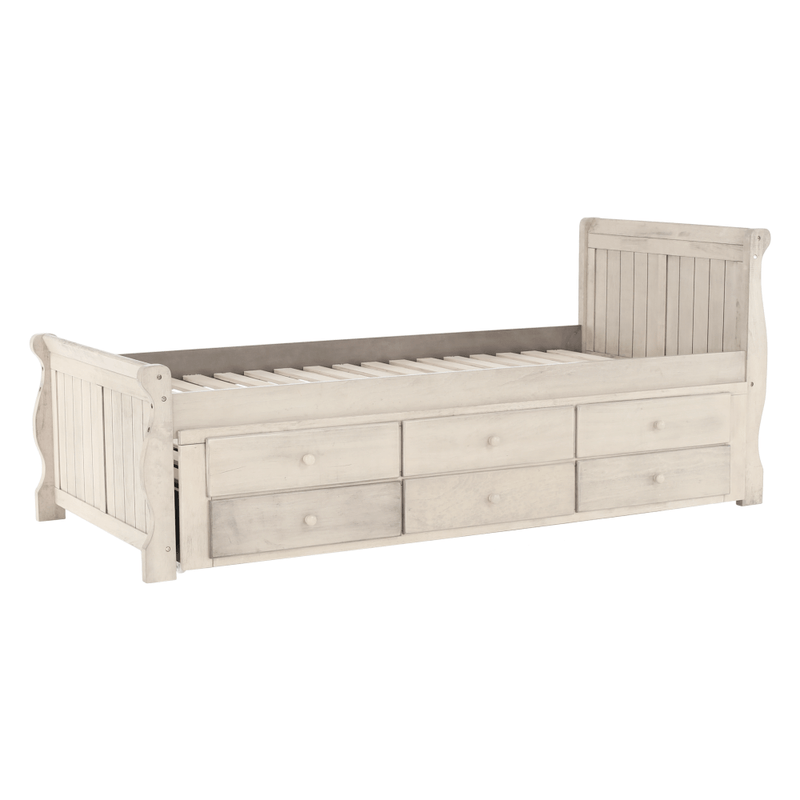 Casa si Gradina - Mobilier - Paturi si accesorii - Paturi - Pat cu pat suplimentar, alb antic, 90x200, ANTIKO - Infinity.ro