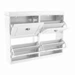 Casa si Gradina - Mobilier - Dulapuri si sifoniere - Dulapuri pantofi - Pantofar, 2 compartimente, alb, SEBER TYP 5 - Infinity.ro