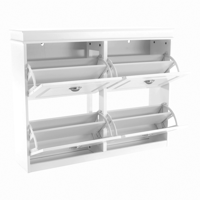 Casa si Gradina - Mobilier - Dulapuri si sifoniere - Dulapuri pantofi - Pantofar, 2 compartimente, alb, SEBER TYP 5 - Infinity.ro