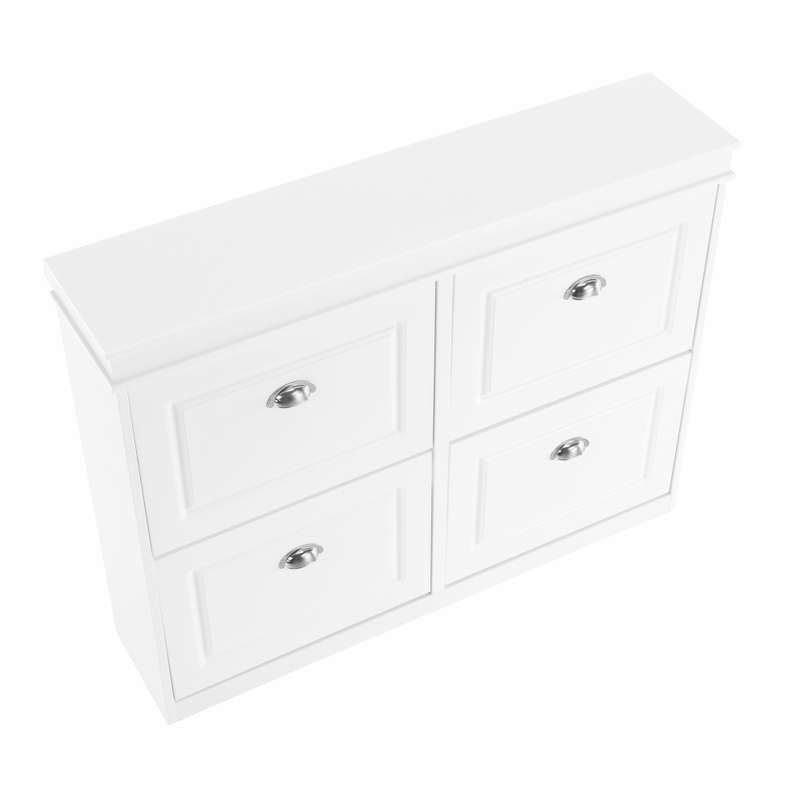 Casa si Gradina - Mobilier - Dulapuri si sifoniere - Dulapuri pantofi - Pantofar, 2 compartimente, alb, SEBER TYP 5 - Infinity.ro