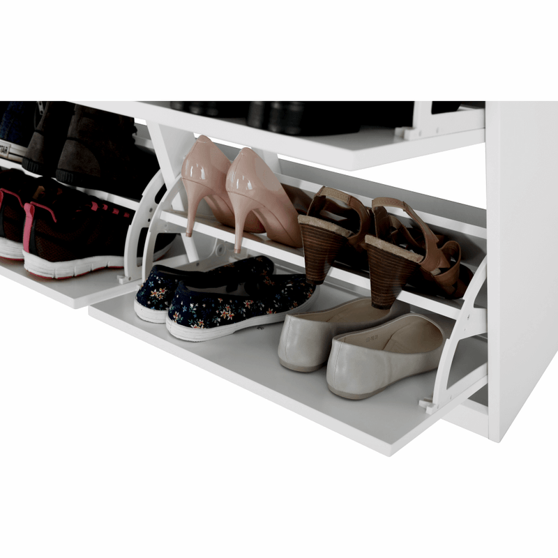 Casa si Gradina - Mobilier - Dulapuri si sifoniere - Dulapuri pantofi - Pantofar, 2 compartimente, alb, SEBER TYP 5 - Infinity.ro