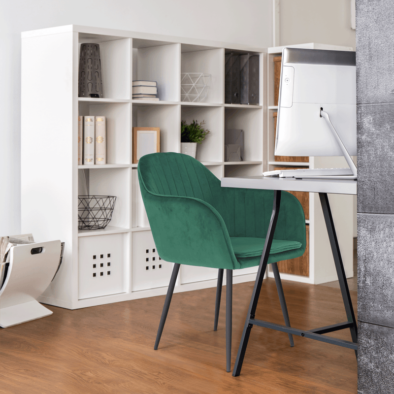 Casa si Gradina - Mobilier - Scaune si fotolii - Fotolii - Fotoliu de design, catifea Velvet smarald, ZIRKON - Infinity.ro