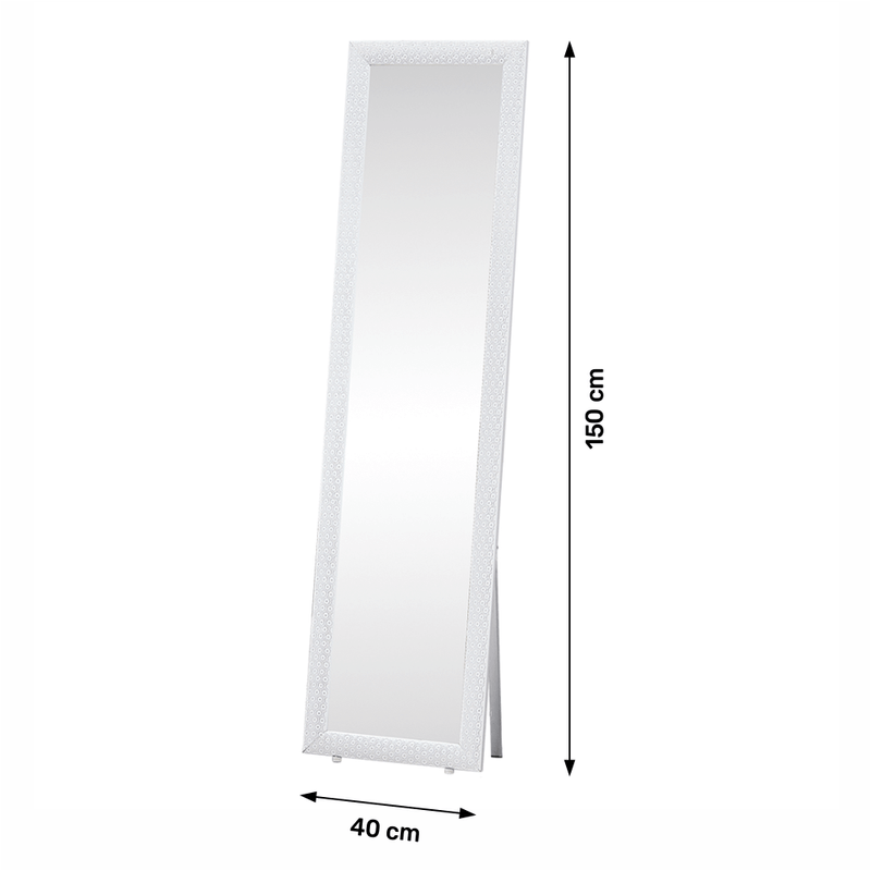 Casa si Gradina - Decoratiuni - Oglinzi - Oglinda de podea, alb, LAVAL - Infinity.ro