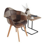 Casa si Gradina - Mobilier - Scaune si fotolii - Fotolii - Fotoliu de design, patchwork/fag, TERST - Infinity.ro