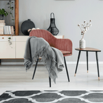 Casa si Gradina - Mobilier - Scaune si fotolii - Fotolii - Fotoliu de design, catifea Velvet roz maroniu, ZIRKON - Infinity.ro