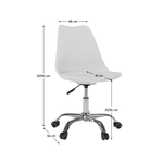 Casa si Gradina - Mobilier - Scaune si fotolii - Scaune - Scaun de birou, alb, DARISA NEW - Infinity.ro