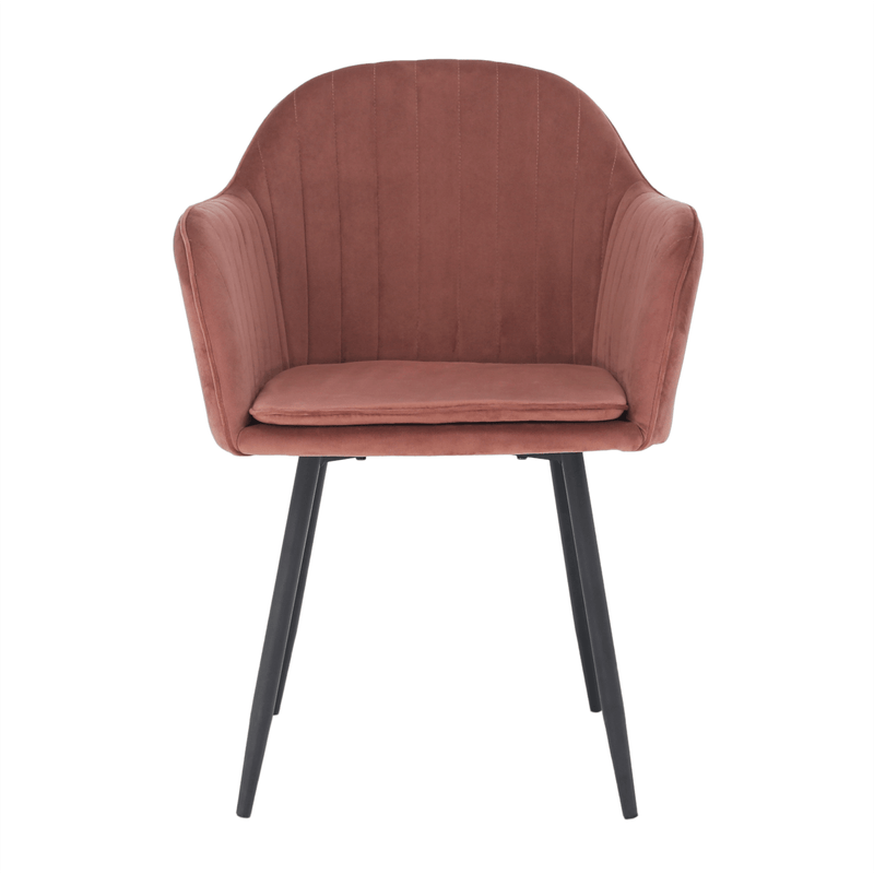 Casa si Gradina - Mobilier - Scaune si fotolii - Fotolii - Fotoliu de design, catifea Velvet roz maroniu, ZIRKON - Infinity.ro