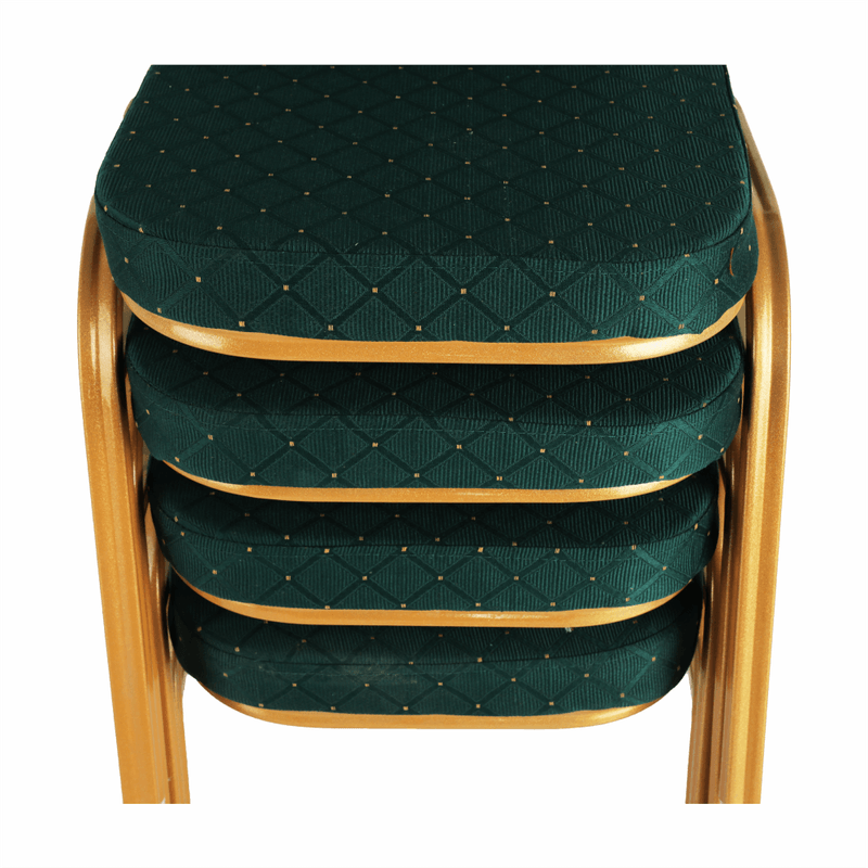 Casa si Gradina - Mobilier - Scaune si fotolii - Scaune - Scaun stivuitor,  verde / vopsea aurie, ZINA 3 NOU - Infinity.ro