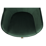 Casa si Gradina - Mobilier - Scaune si fotolii - Fotolii - Fotoliu de birou, verde material Velvet /auriu, EROL - Infinity.ro