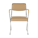 Casa si Gradina - Mobilier - Scaune si fotolii - Scaune - Scaun conferinta, piele ecologica maro, DERYA - Infinity.ro