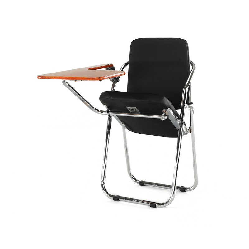 Casa si Gradina - Mobilier - Scaune si fotolii - Scaune - Scaun conferinta cu masuta, negru/natural, SONER - Infinity.ro