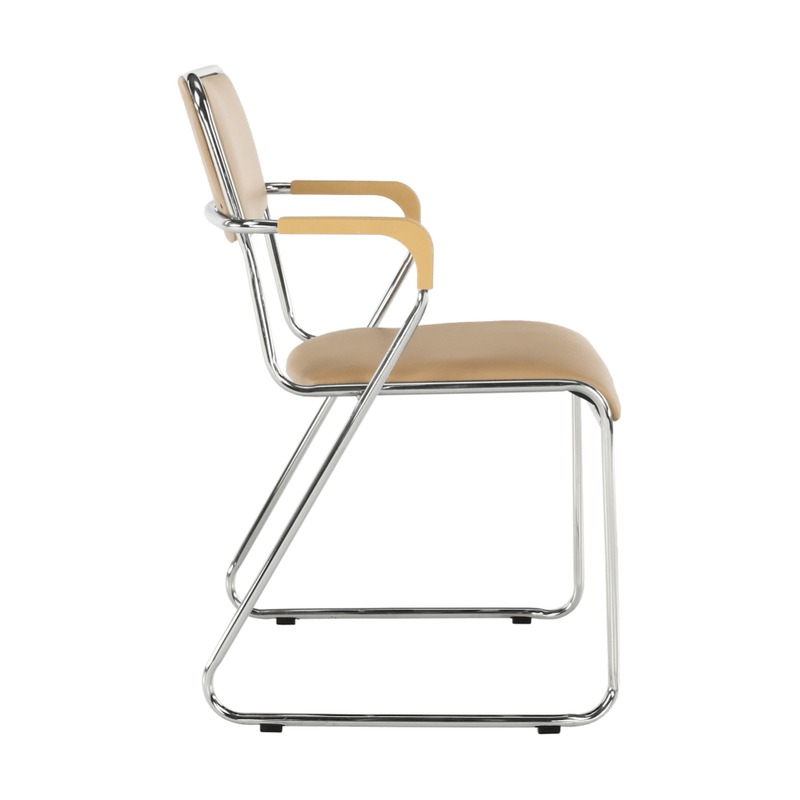 Casa si Gradina - Mobilier - Scaune si fotolii - Scaune - Scaun conferinta, piele ecologica maro, DERYA - Infinity.ro