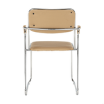 Casa si Gradina - Mobilier - Scaune si fotolii - Scaune - Scaun conferinta, piele ecologica maro, DERYA - Infinity.ro