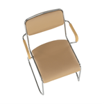 Casa si Gradina - Mobilier - Scaune si fotolii - Scaune - Scaun conferinta, piele ecologica maro, DERYA - Infinity.ro