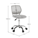 Casa si Gradina - Mobilier - Scaune si fotolii - Scaune - Scaun rotativ, gri/crom, SELVA - Infinity.ro