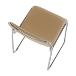 Casa si Gradina - Mobilier - Scaune si fotolii - Scaune - Scaun conferinta, piele ecologica maro, BULUT - Infinity.ro