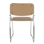 Casa si Gradina - Mobilier - Scaune si fotolii - Scaune - Scaun conferinta, piele ecologica maro, BULUT - Infinity.ro